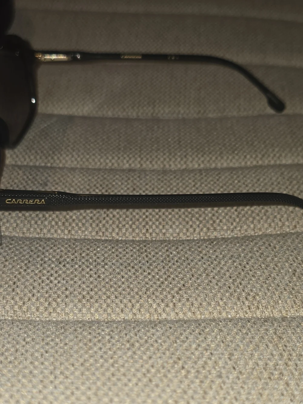 NWOT Carrera Victory C 01/S Unisex Square Aviator Sunglasses Black Case & Cloth